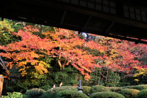 詩仙堂（京都）の紅葉